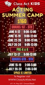 Class Act Kids Summer Camp 