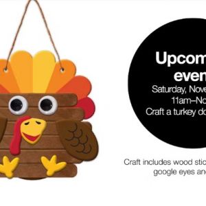 JcPenny Kids Zone - Turkey Doorhanger Craft