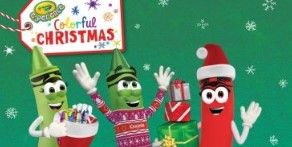 Colorful Christmas at Crayola Experience Orlando