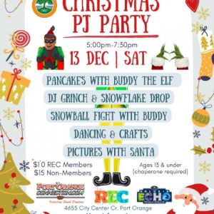 Port Orange REC Christmas PJ party