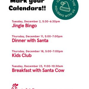 Chick Fil A Ormond - Christmas celebration