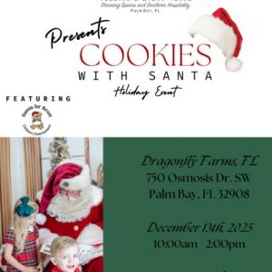 Cookies With Santa at Dragonfly Farms
