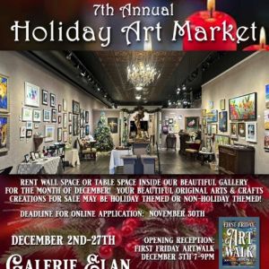 Holiday Art Market - Gallery Elan