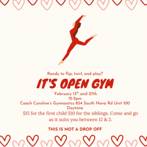 Coach Caroline's Gymnastics Open Gym
