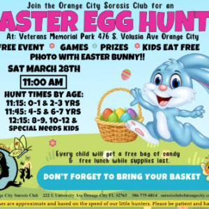 Orange City Sorosis Club Easter Egg Hunt