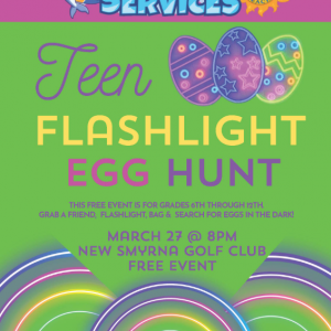Teen Flashlight Egg Hunt at New Smyrna Golf Club