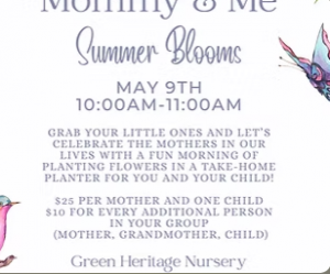 Green Heritage Nursery Mommy and Me Summer Blooms