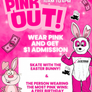 Astro Skate: Astro's Easter Pink Out