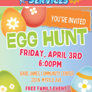 Babe James Community Center Egg Hunt