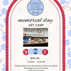 Honey And Clay Memorial Day Camp