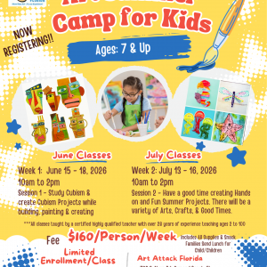 Art Attack Kids Summer Art Camps