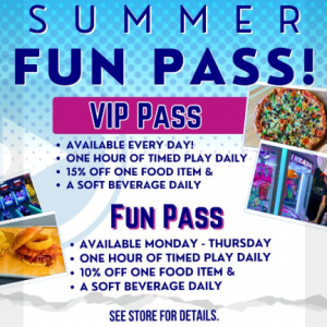 Game Time Summer Fun Pass