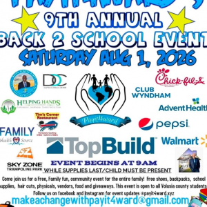 Payit4ward's Annual Back 2 School Event