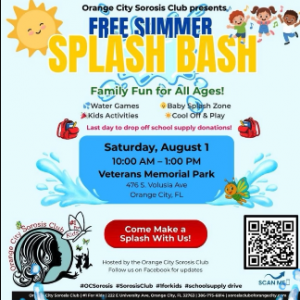 Orange City Summer Splash Bash