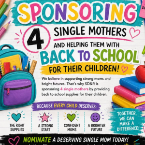 SD&R Sponsoring 4 Children Of Single Mothers For Back To School Supplies