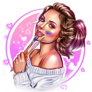 Rainbow Face Painting
