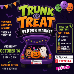 Daytona Toyota Trunk Or Treat Vendor Market