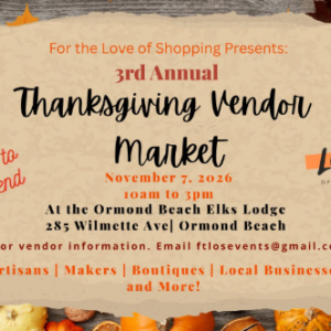 Thanksgiving Vendor Market