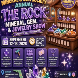 Central Florida Mineral And Gem Society Annual The Rock Mineral, Gem, And Jewelry Show