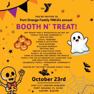 Port Orange YMCA Booth and Treat