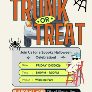 City Of Flager Beach - Trunk Or Treat