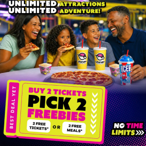 Urban Air Buy Two Tickets Pick Two Freebies