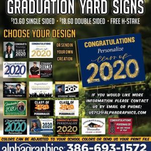 Birthday and Graduate Yard Signs