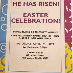 04/01 Chapel of Faith: Easter Egg Hunt
