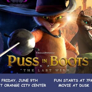 POCT Movies Under the Stars: Puss in Boots