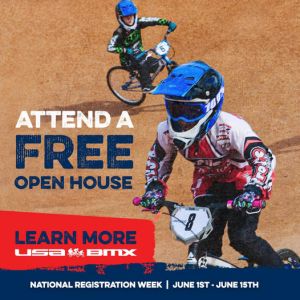 Try USA BMX FREE Summer Registration Week