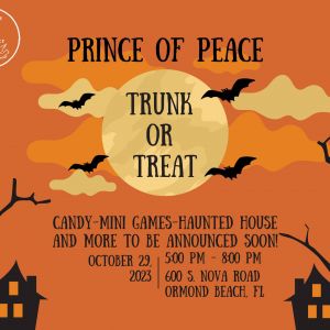 10/29 Prince of Peace Trunk or Treat & Haunted House