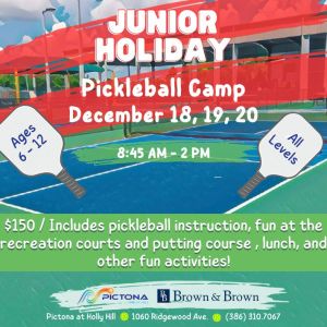 Junior Holiday Pickleball Camp