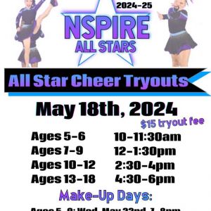 Nspire All Star Cheer for 2024-25