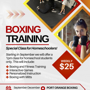 Port Orange Boxing - Homeschool Boxing Program