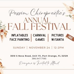 11/24 Passion Chiropractic Fall Festival