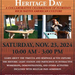 11/23 Indigenous Peoples Heritage Day at the Ponce Inlet Lighthouse