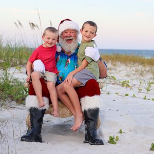 12/07 Santa on the Beach NSB Florida Beach Photography