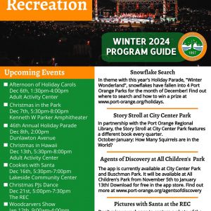 Port Orange Parks & Rec Holiday Events