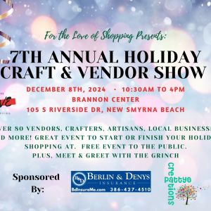 12/08 7th Annual Holiday Craft & Vendor Show NSB