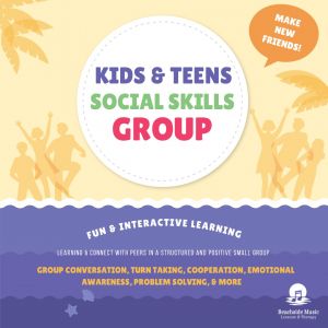 Beachside Music Lessons & Therapy: Kids & Teens Social Skiils Class