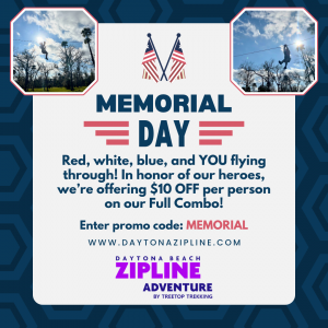 Daytona Beach Zipline Adventure - Memorial Day Deal