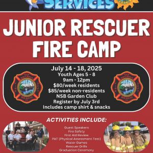 City of New Smyrna Beach Leisure Services Jr. Rescuer Fire Camp