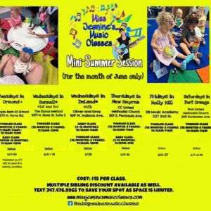 Miss Jeanine's Summer Music Classes