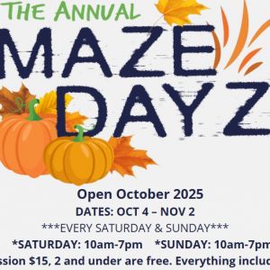 Bunnell: Cowart Ranch and Farms MAZE DAYZ