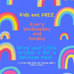 Big Tuna's Beach Bar and Grill Kids Eat Free